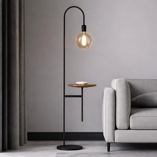 VALLE Minimalist LED Lamp Side Table