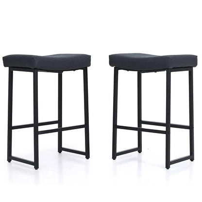 2x Saddle Bar Stool Seating Bar Counter