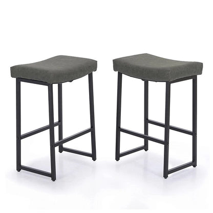 2x Saddle Bar Stool Seating Bar Counter