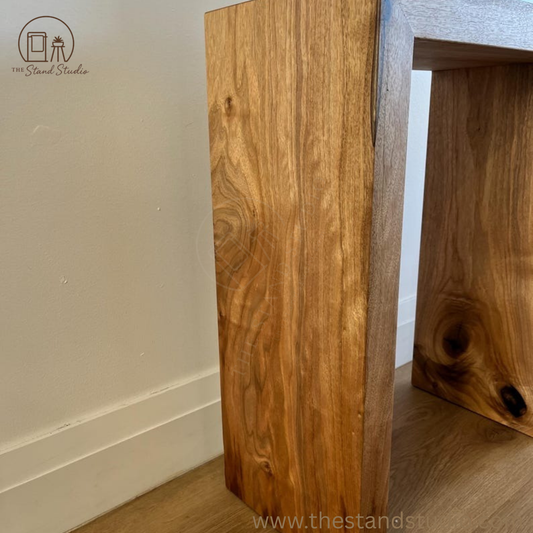 Minimalist Waterfall End Table: Modern Accent Table