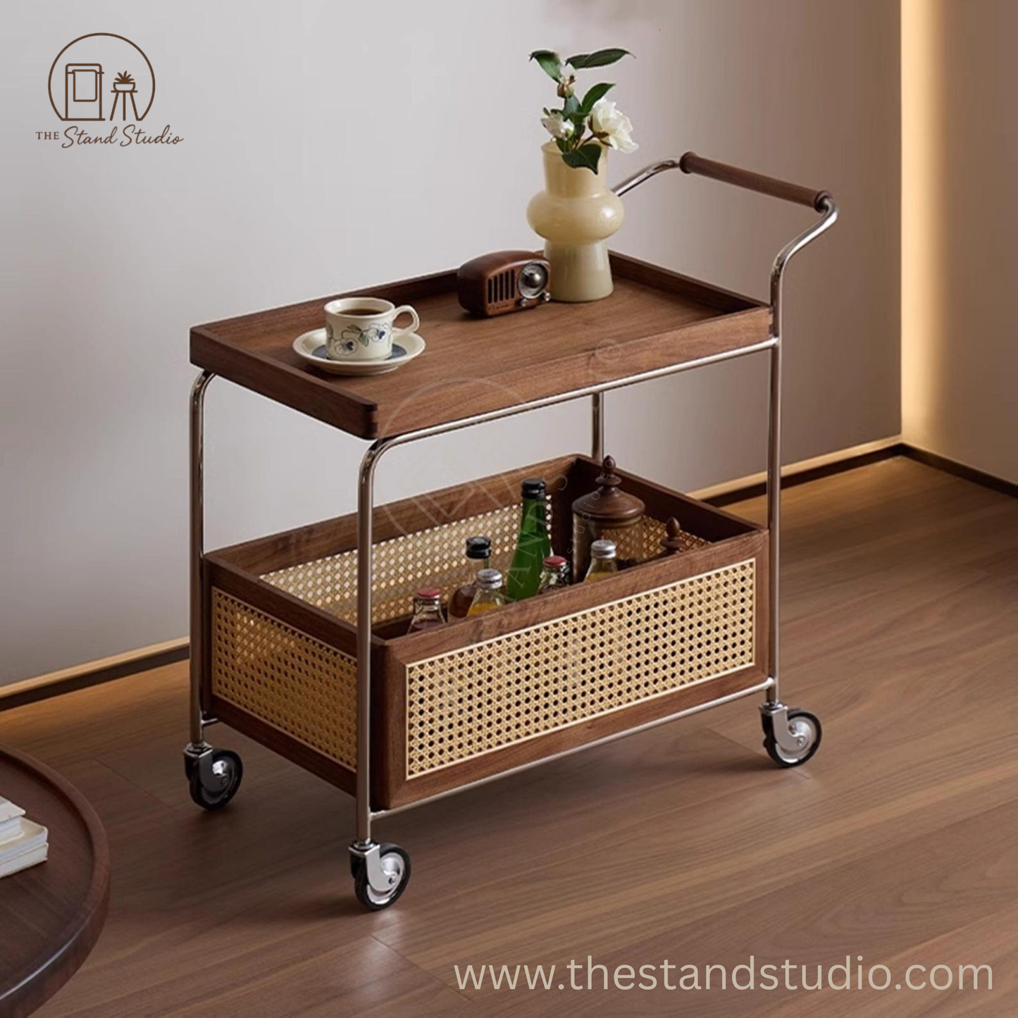 2 Tier Trolley Organizer Storage
