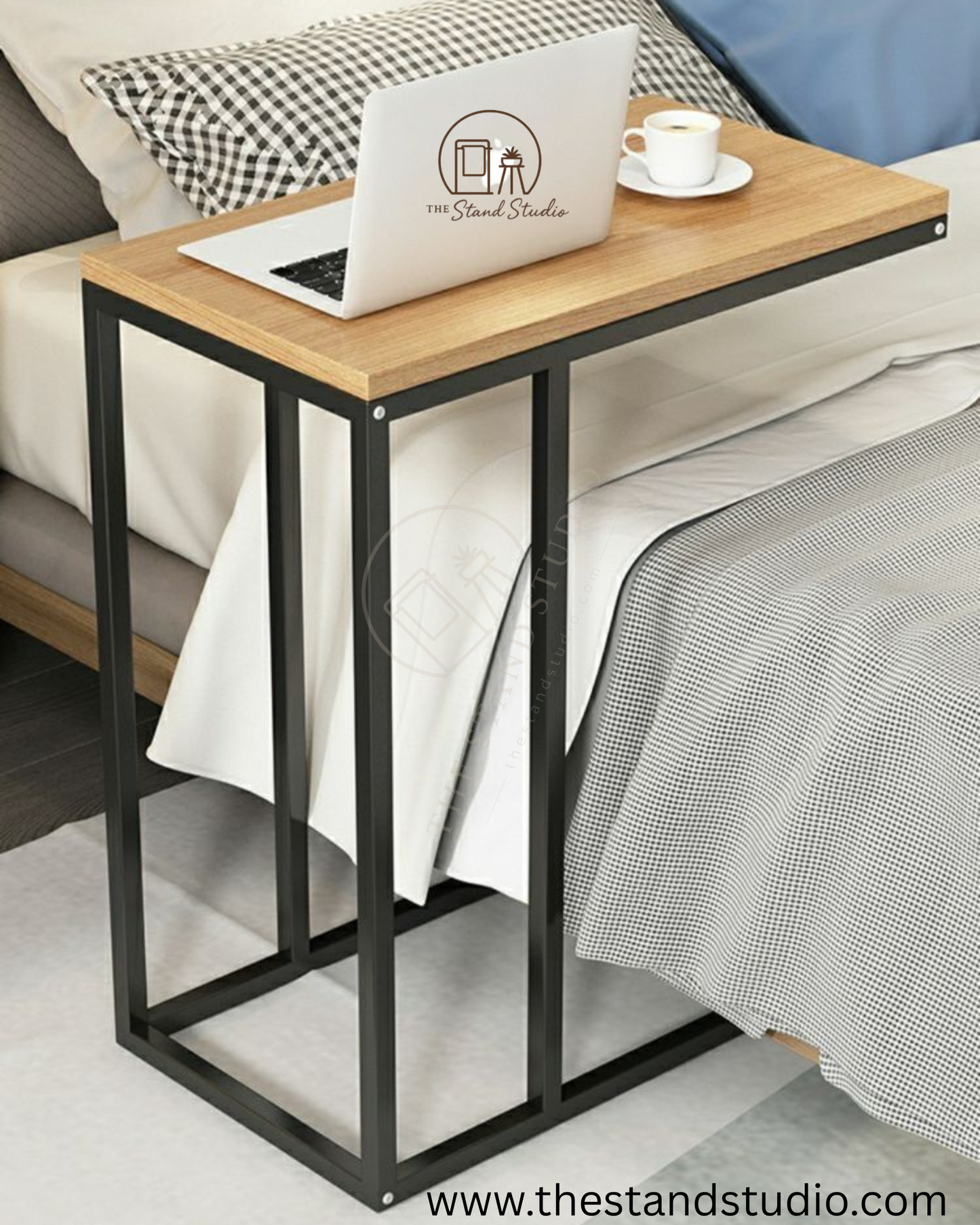 C-Shaped Side Table