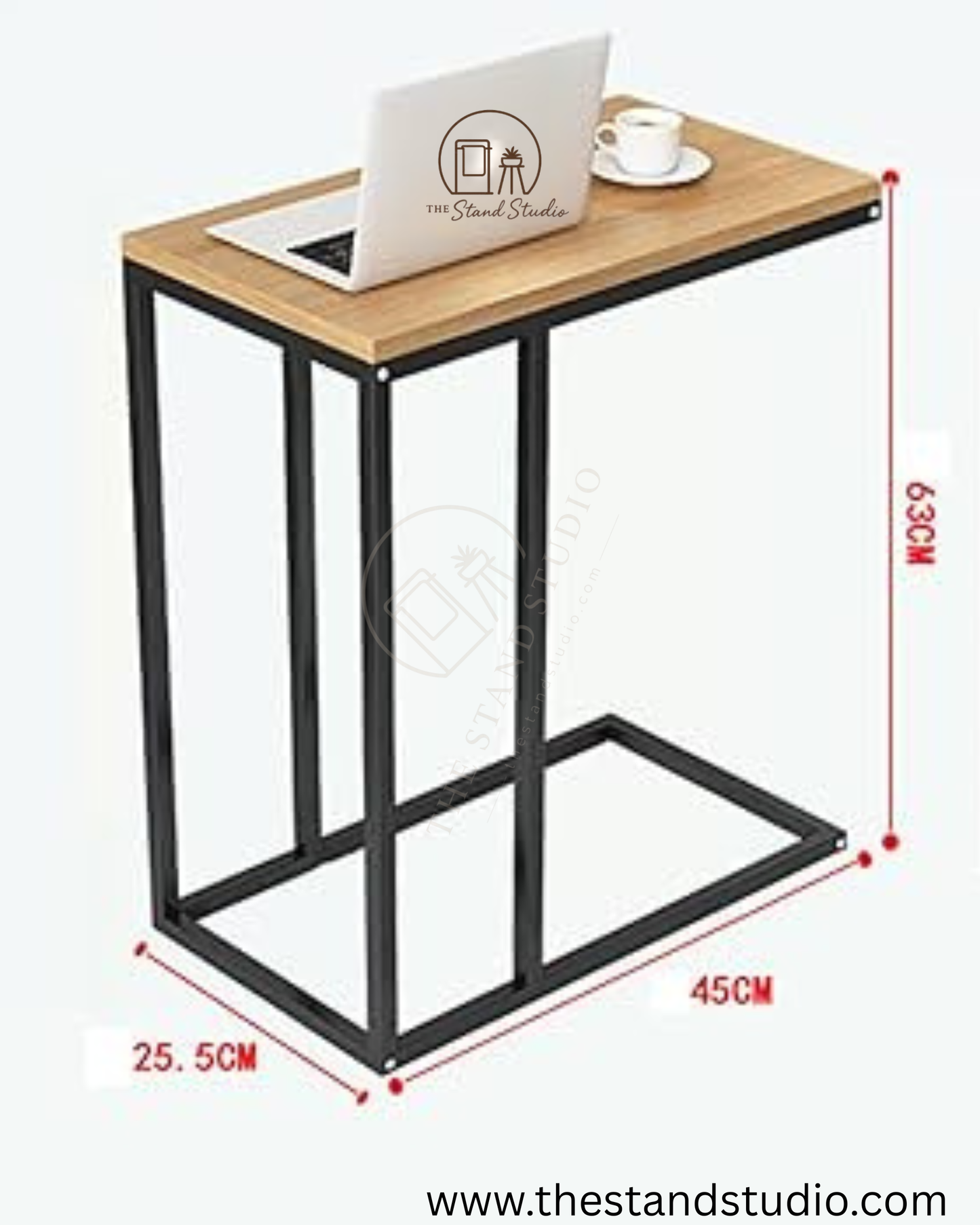 C-Shaped Side Table