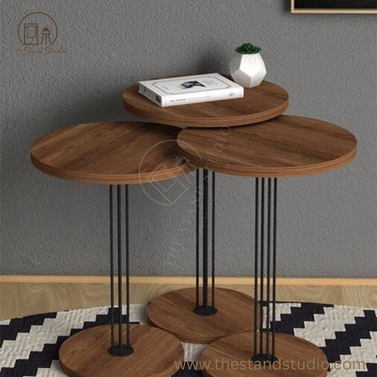 Living Room Side Tables Set of 3