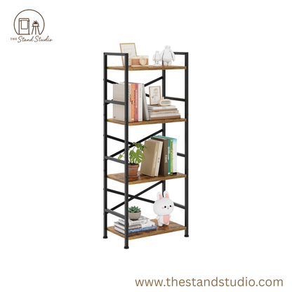 Industrial Bookshelf Floor Standing