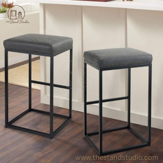 Modern Industrial Stool Set of 2