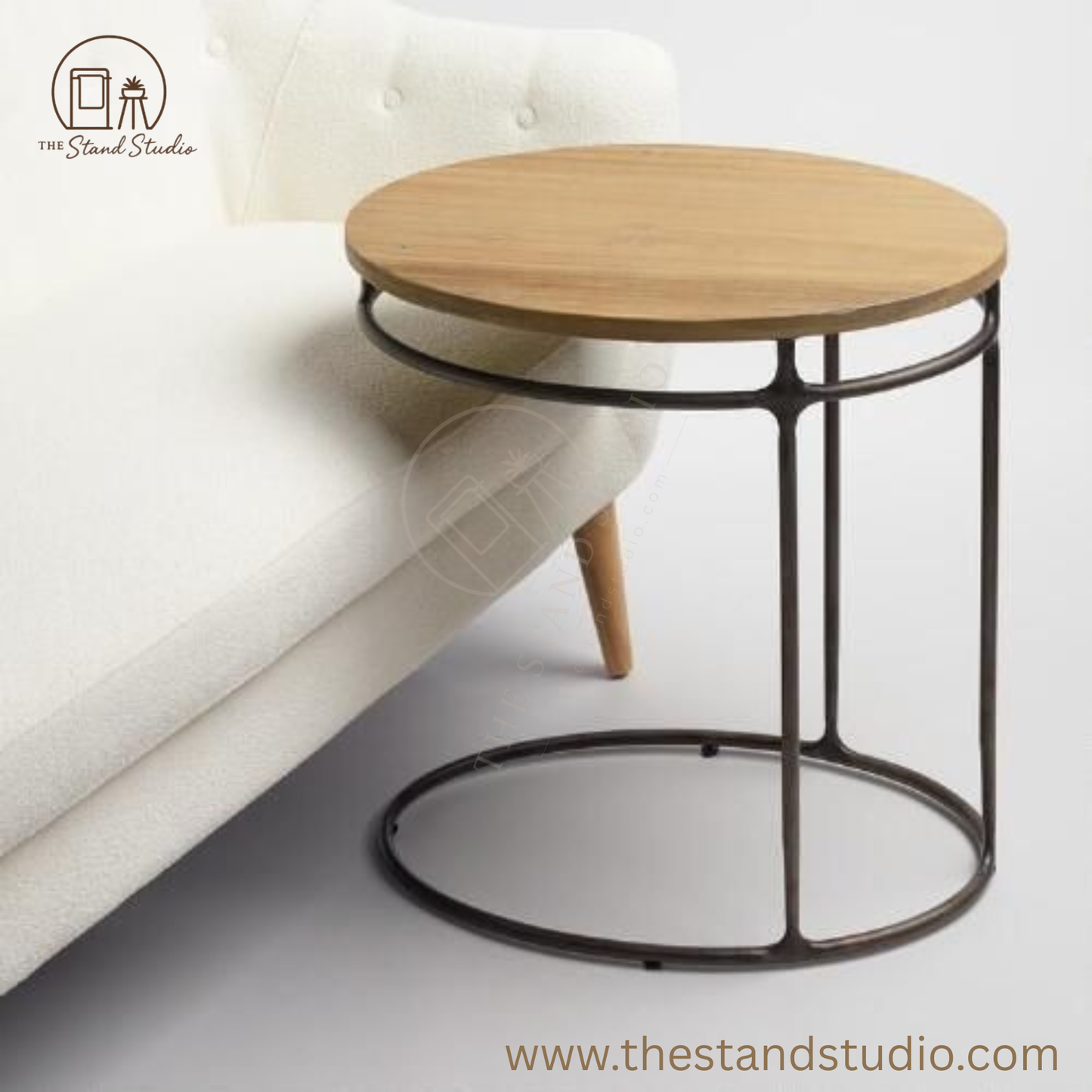 Metal Single Side Coffee Table
