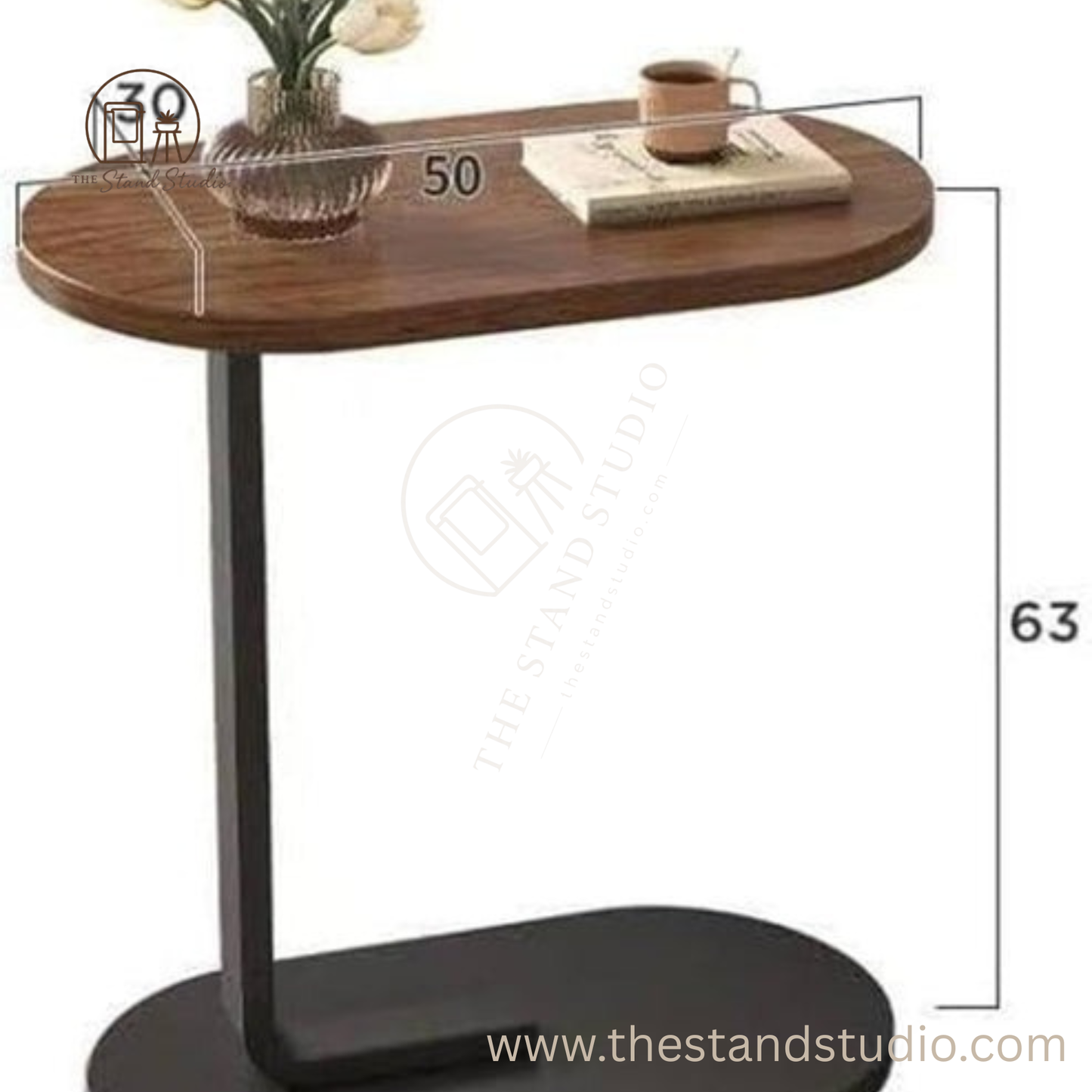 C Shaped Coffee Table