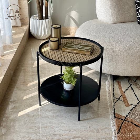 Rattan Charcoal Side/Center Table