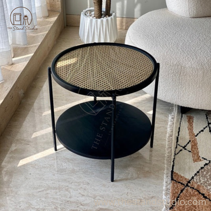 Rattan Charcoal Side/Center Table