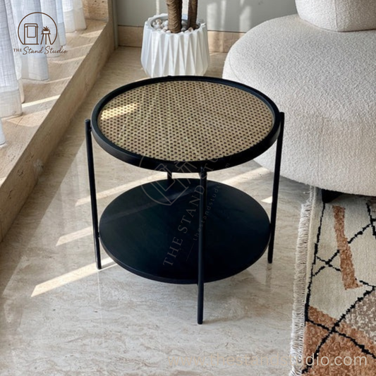 Rattan Charcoal Side/Center Table