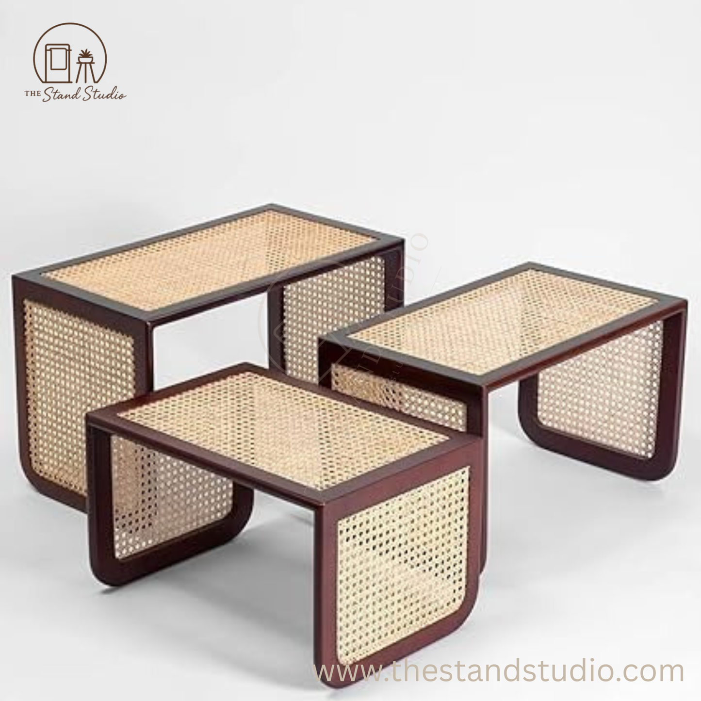 Rattan Nesting Tables
