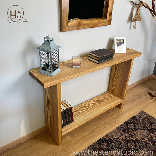 Rustic Wood Console Table
