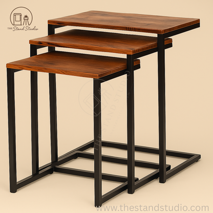 Set of 3 Stacking Nesting Coffee Table