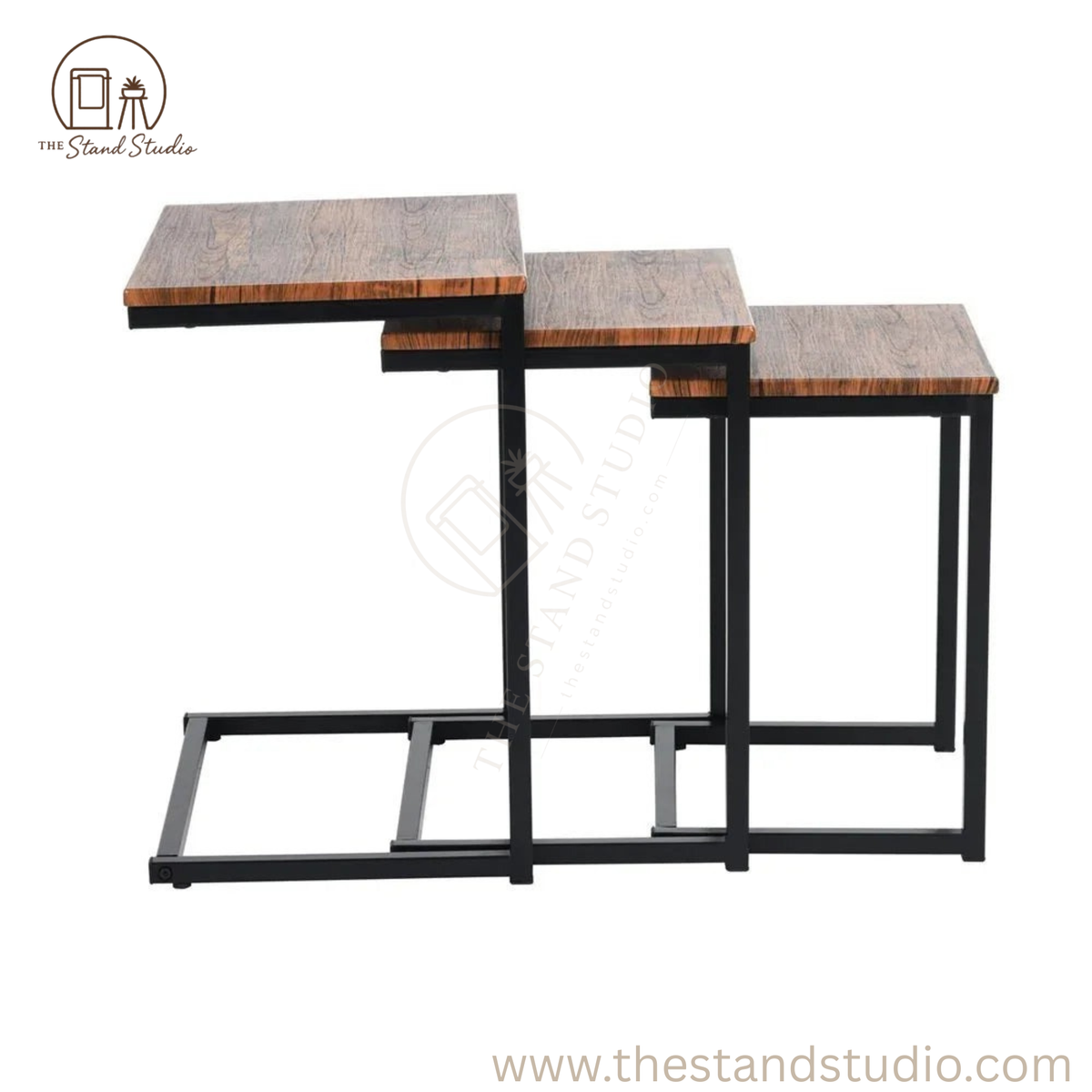 Set of 3 Stacking Nesting Coffee Table