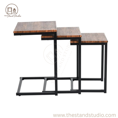 Set of 3 Stacking Nesting Coffee Table