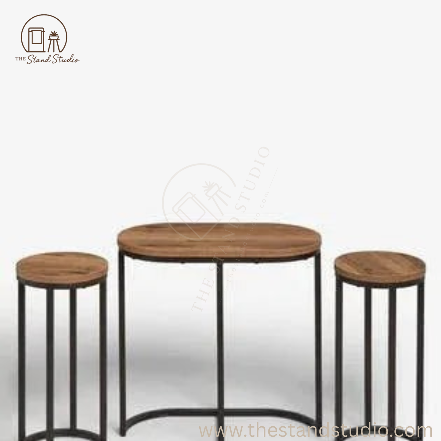 Round Nesting Side Tables (Set of 3)