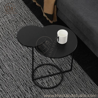 2-Tiered Double Tray Side Table