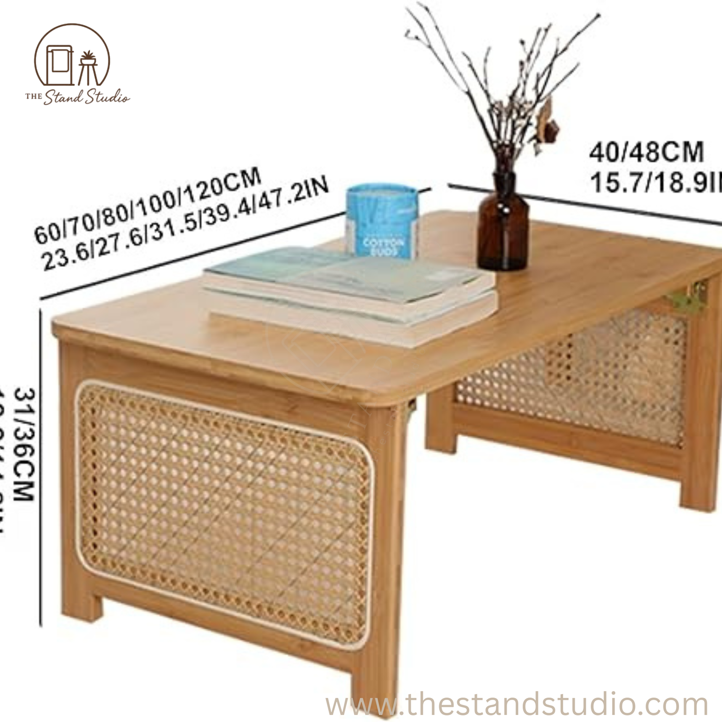 Japanese Style Rattan Coffee Table