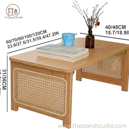 Japanese Style Rattan Coffee Table