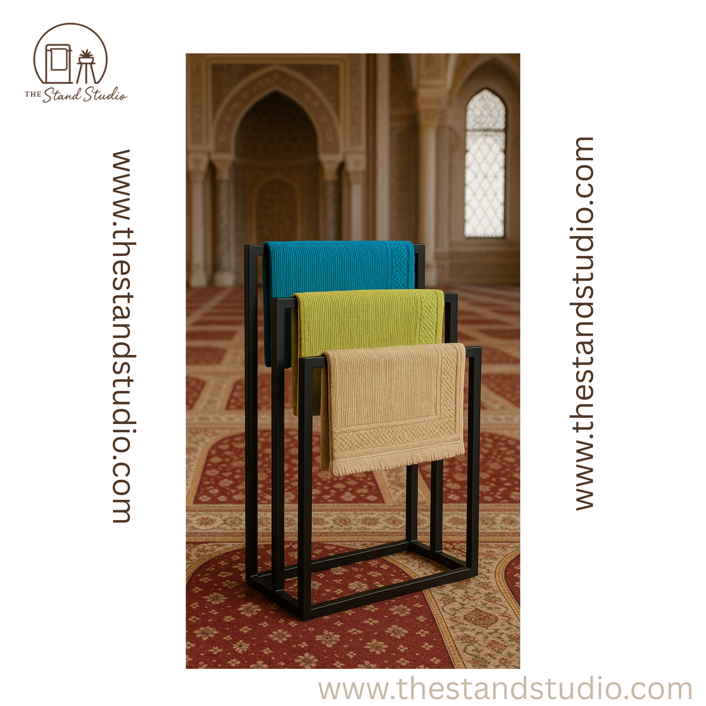 Modern Steel Prayer Stand