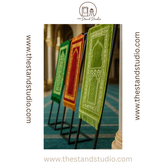 3-Tier Prayer Mat Display Stand