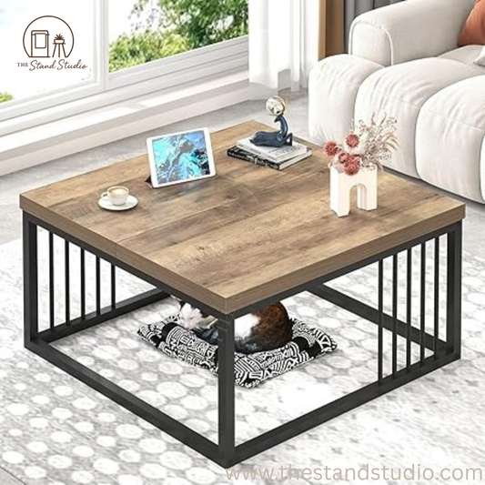 Modern Square Center Table for Living Room