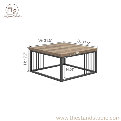 Modern Square Center Table for Living Room