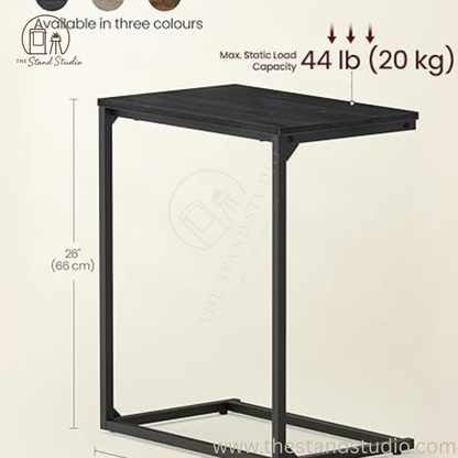 C Shape End Table, Small Coffee Table