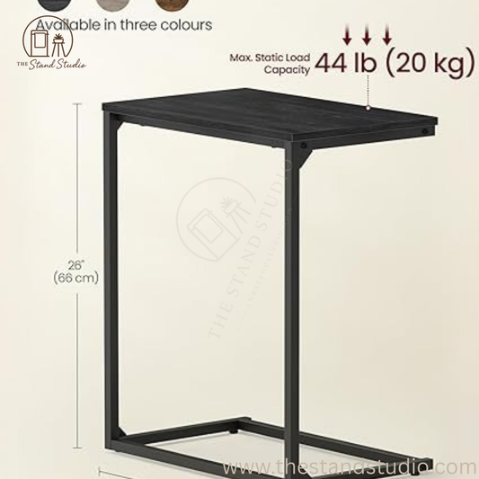 C Shape End Table, Small Coffee Table