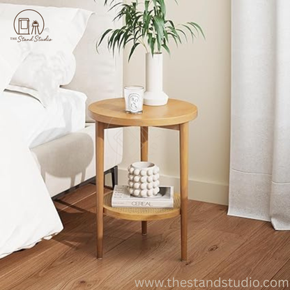 Rattan Natural Sofa Side Table