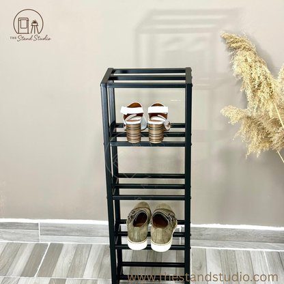 5 Tier Metal Shoe Rack, Vertical Shoe Rack