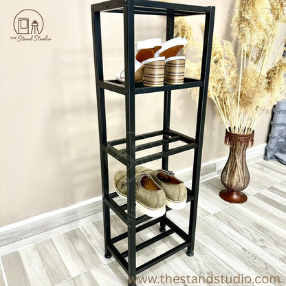 5 Tier Metal Shoe Rack, Vertical Shoe Rack