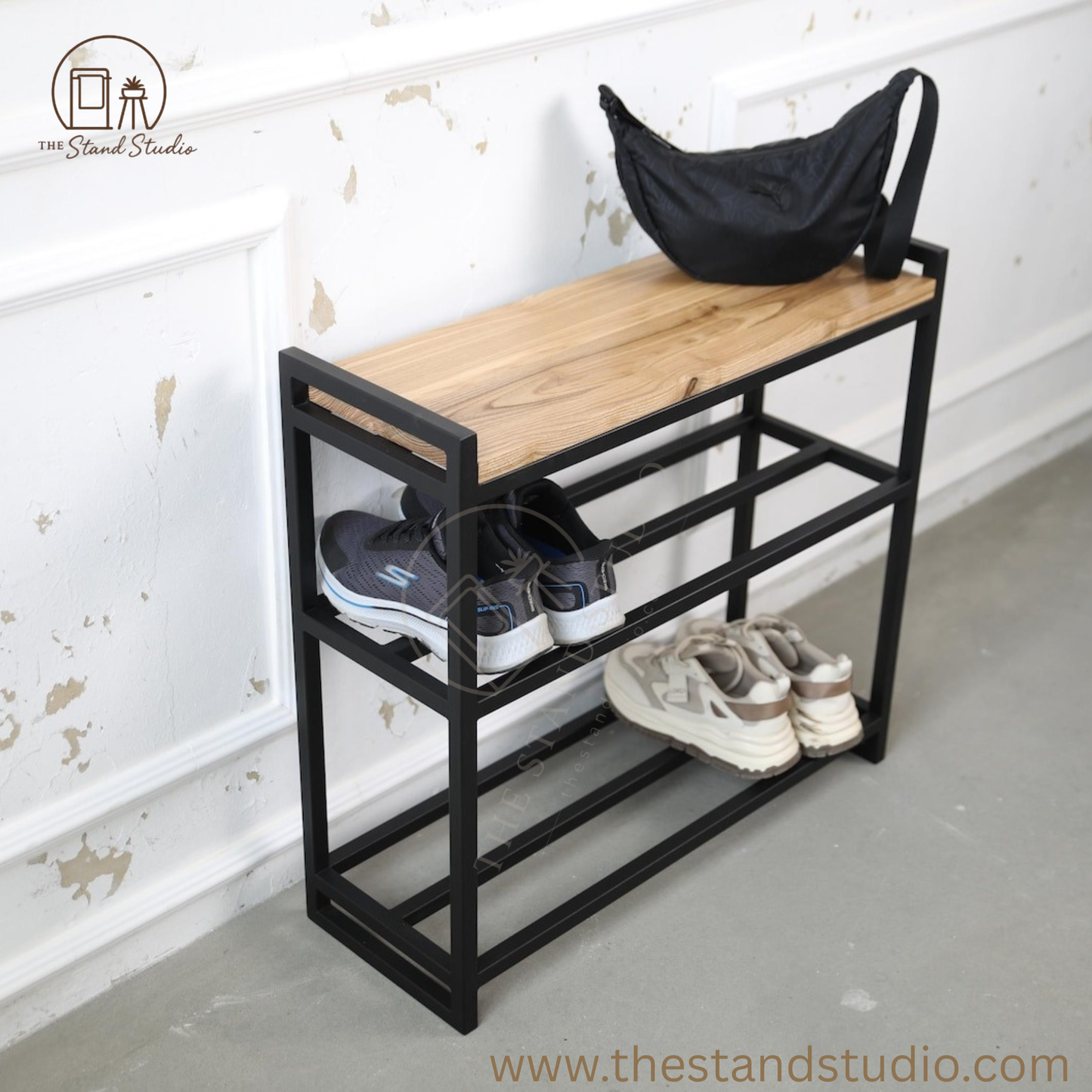 2-Tier Shoe Rack, Shoe Rack Bench, Shoe Storage Bench