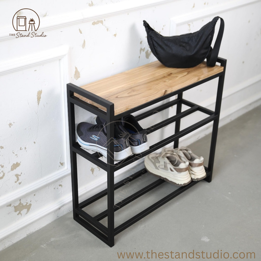 2-Tier Shoe Rack, Shoe Rack Bench, Shoe Storage Bench