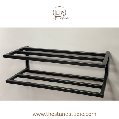 2 Tier Shoe Rack, Wall Mount Shoe Rack,