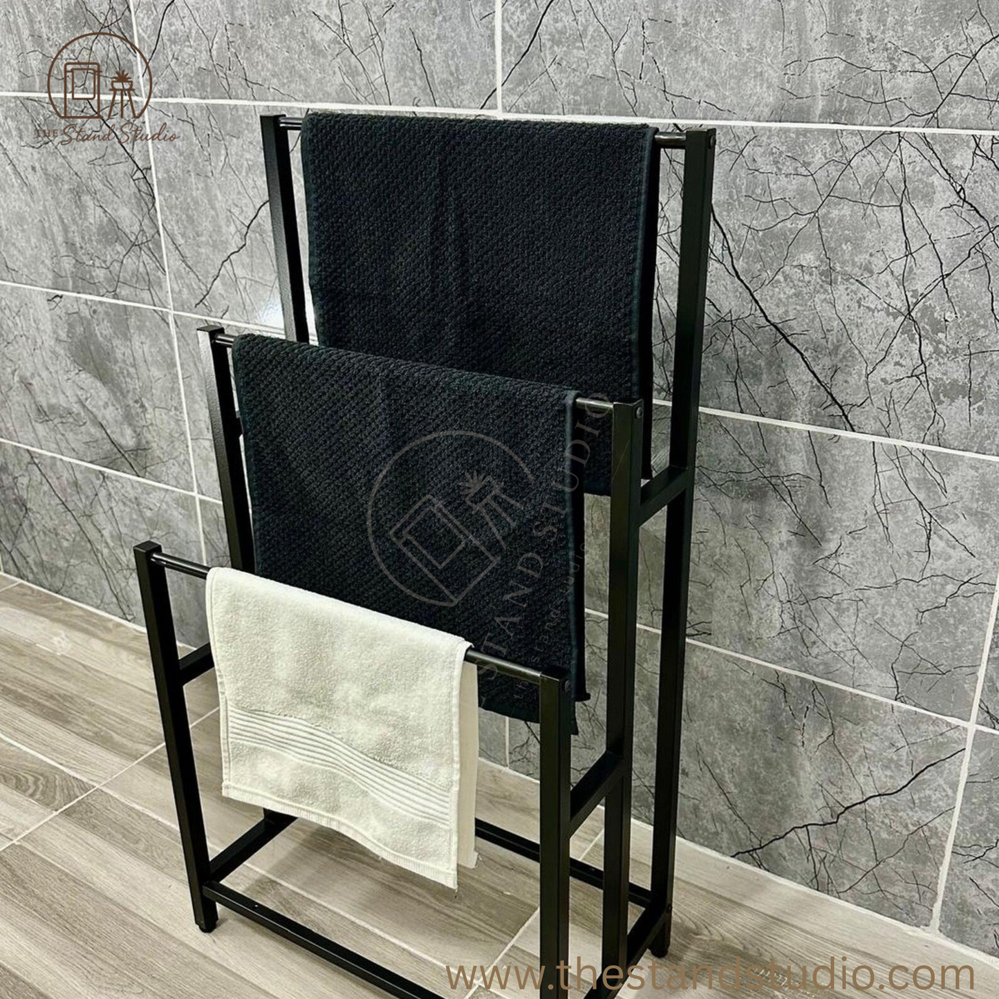 3 Tier Metal Drying Stand for Bathroom
