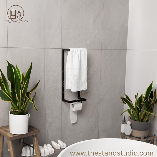 Toilet paper Roll Holder, Hand Towel Holder Bathroom,