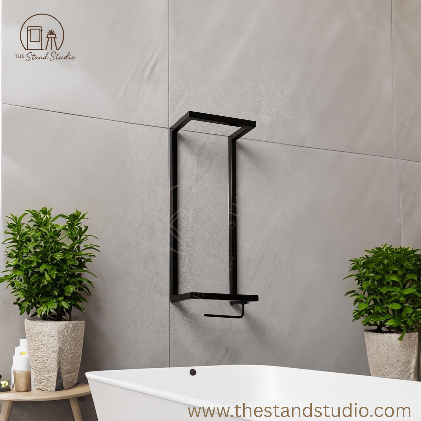 Toilet paper Roll Holder, Hand Towel Holder Bathroom,