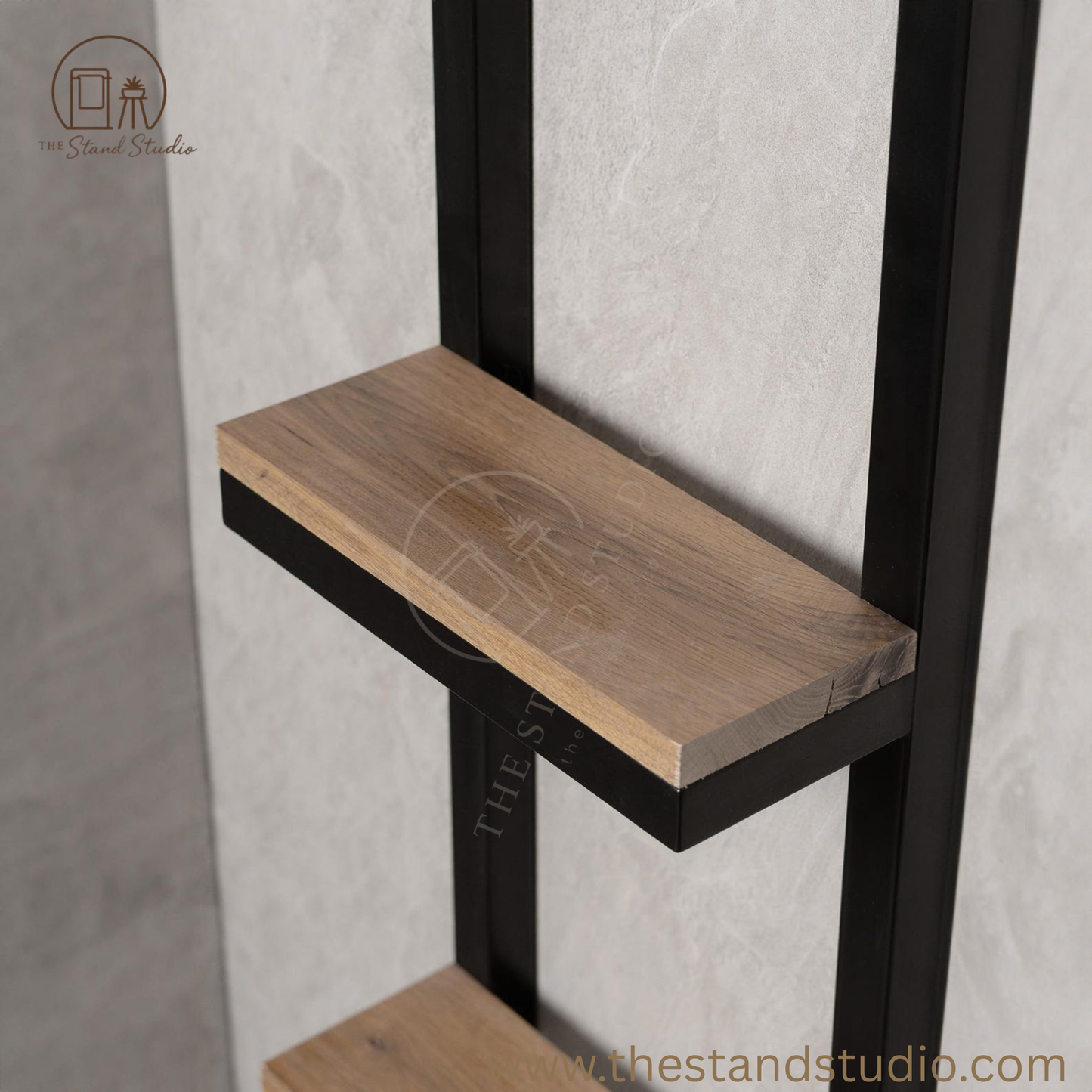 Bathroom Shelf with Towel Bar, Floating bathroom shelf