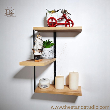 Floating Corner Shelves, Kitchen Wall Decor