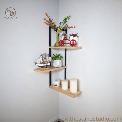 Floating Corner Shelves, Kitchen Wall Decor