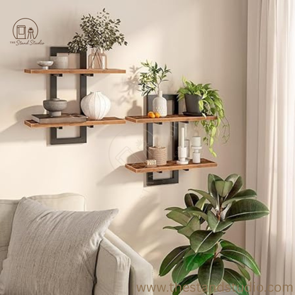 Wall Mounted Storage Shelves 2-Tier