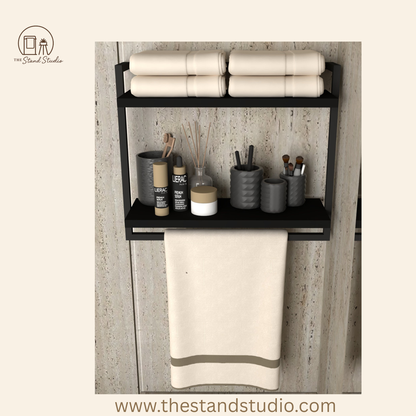 Multi-Purpose Shelf With Wide Spacing