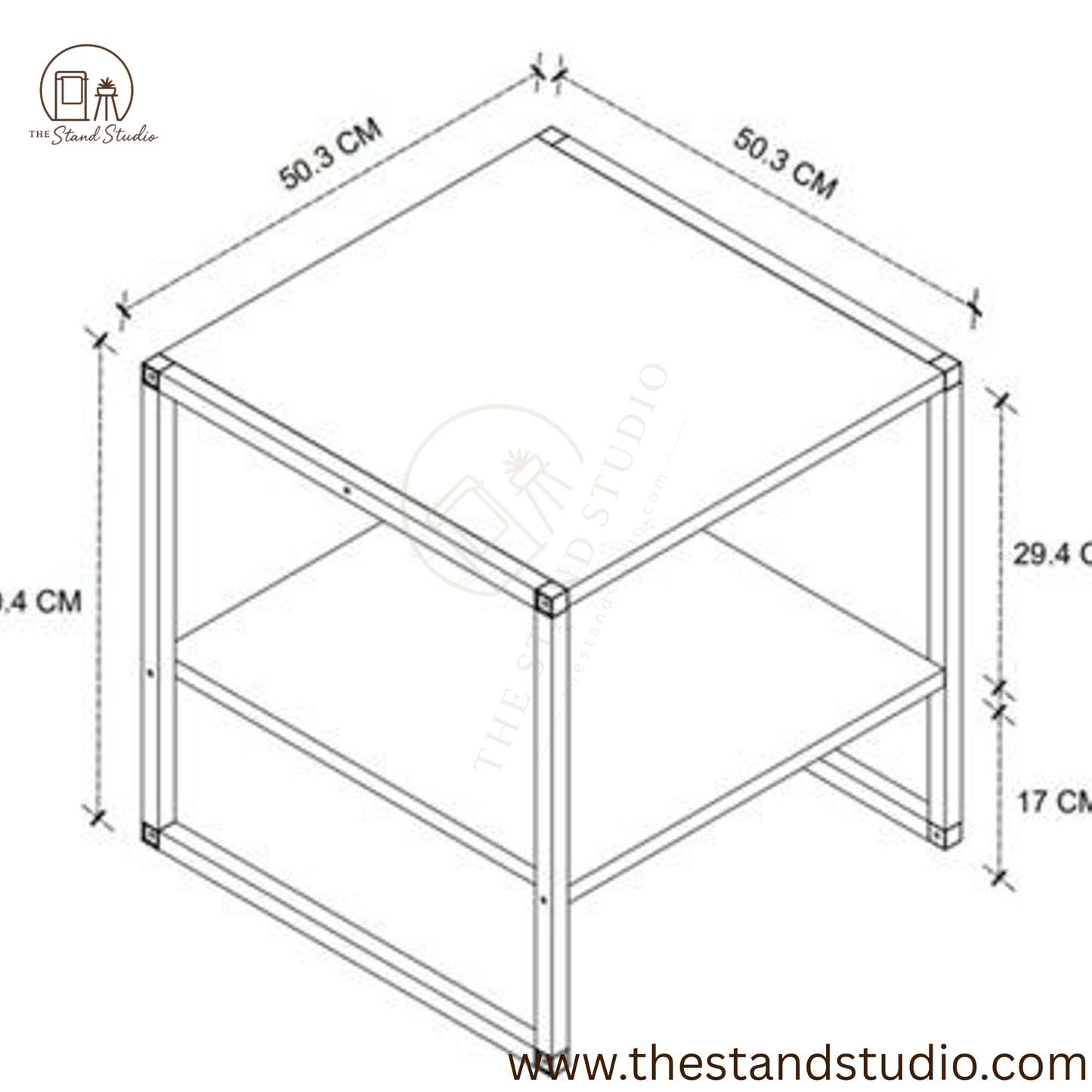 Modern Metal Coffee Table