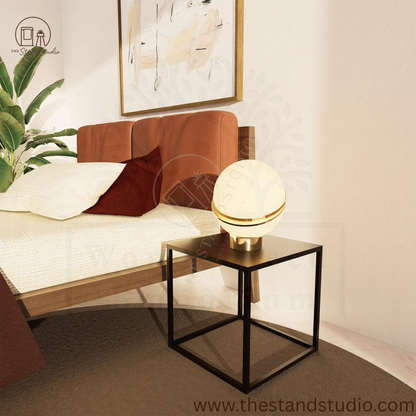 Square Metal Modern Profile Coffee Table