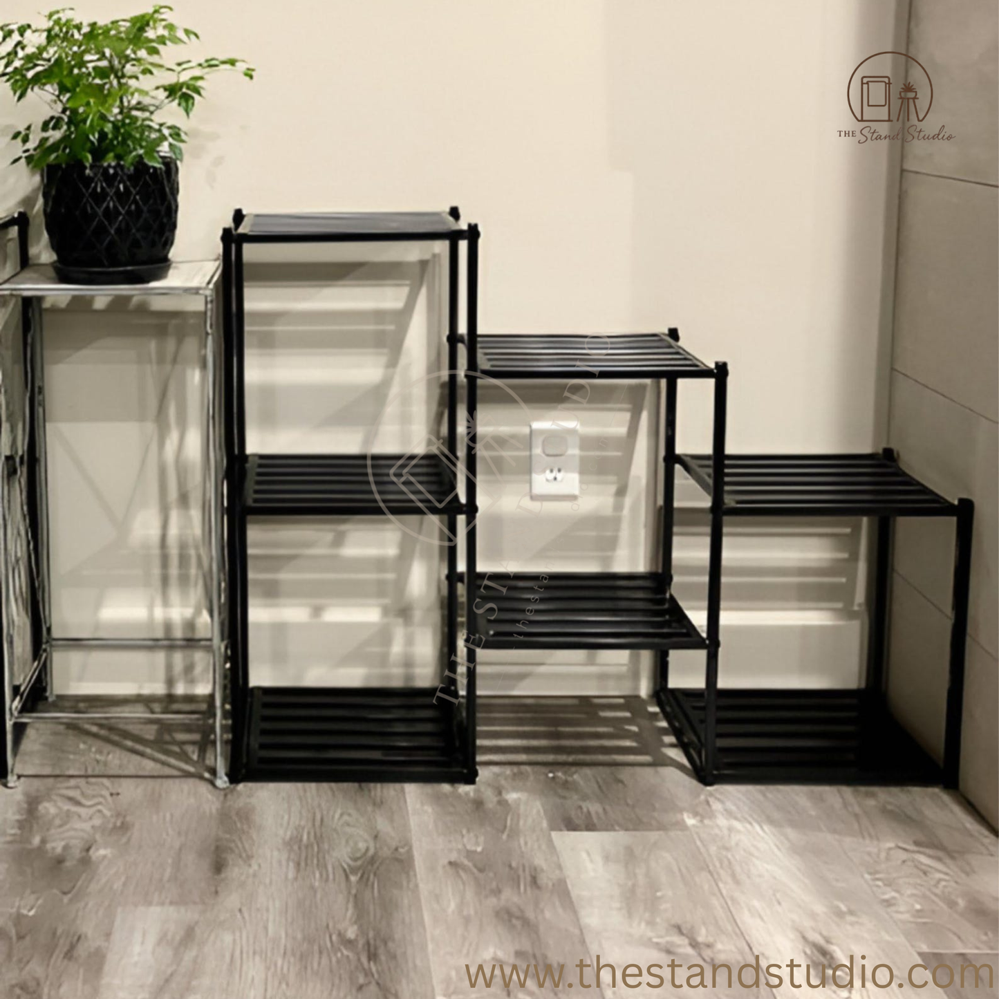 7 Tier Metal Plant Stand, Potted Plant Stand