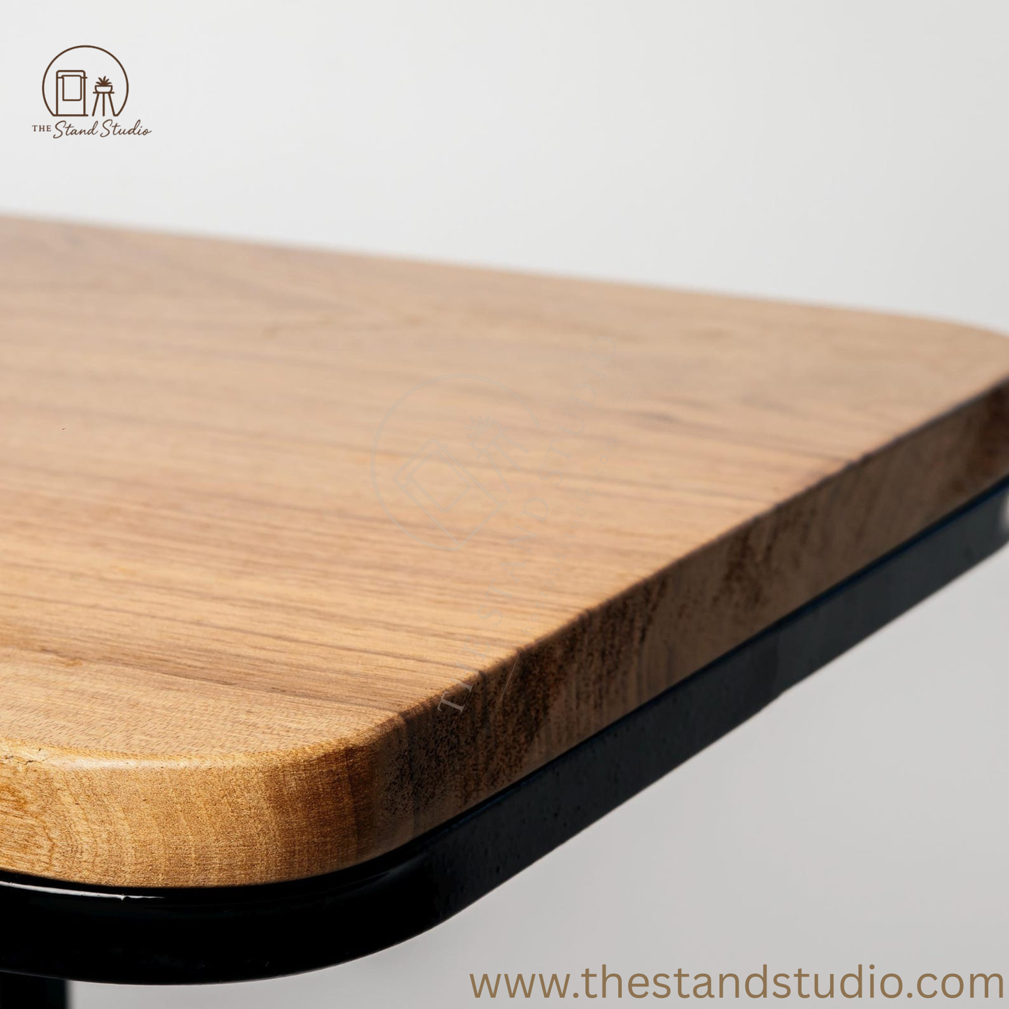 Solid Wooden Round Z Coffee Table for Sofa