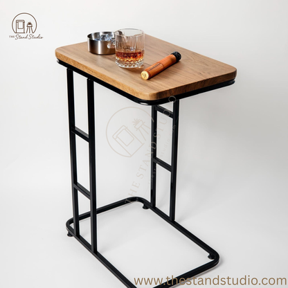 Solid Wooden Round Z Coffee Table for Sofa