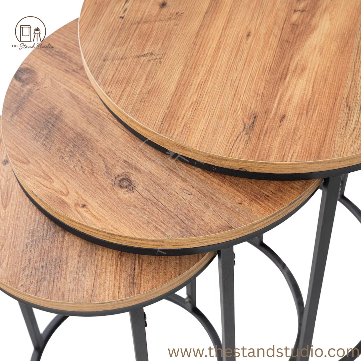 Nesting Table Triple Decorative Side Table